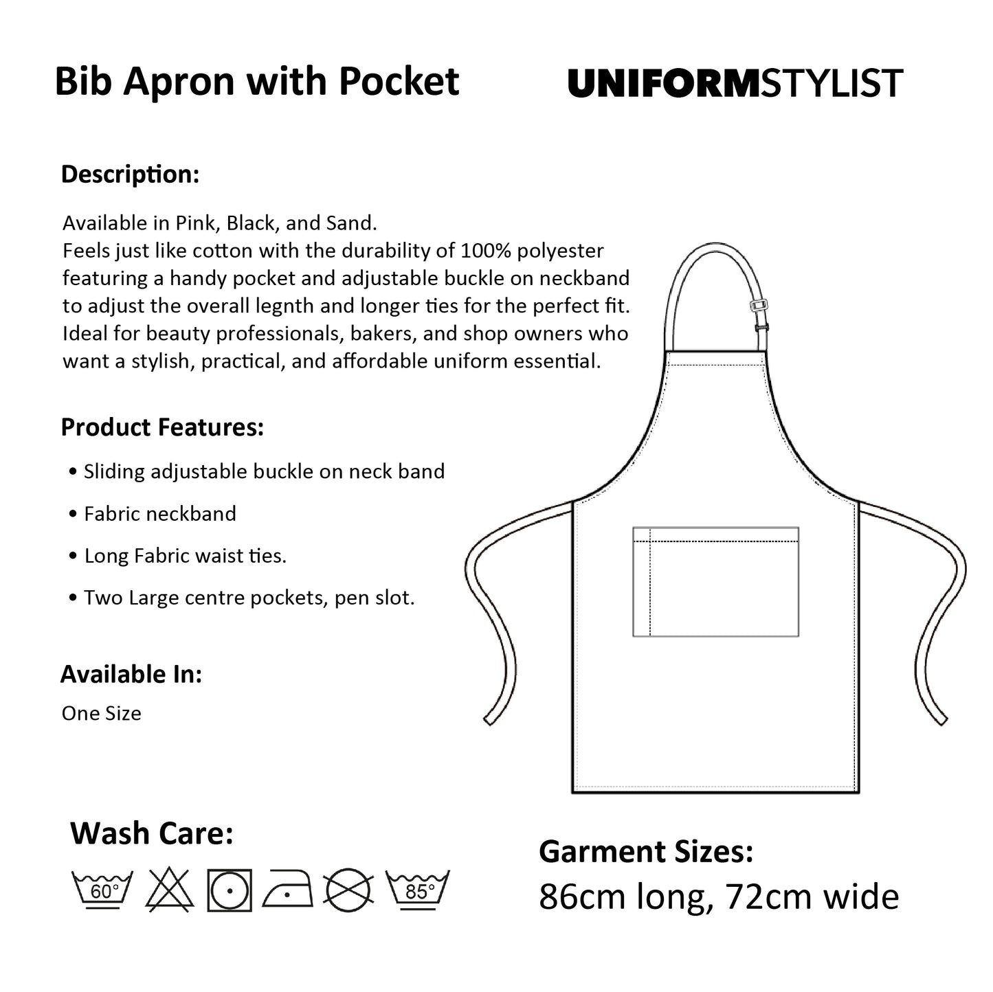 Essential Apron (3 colour options)